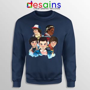 Gank Stranger Things Season 4 Navy Sweatshirt Netflix