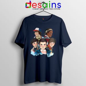 Gank Stranger Things Season 4 Navy Tshirt Netflix