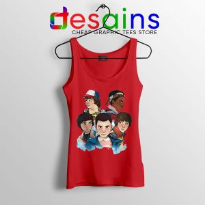 Gank Stranger Things Season 4 Red Tank Top Netflix