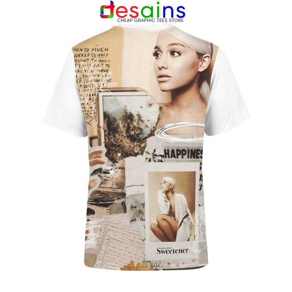Happiness 7 Rings Ariana Back Unisex AOP Tshirt Lyrics