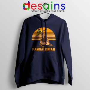 Master Po Mandalorian Navy Hoodie Kung Fu Panda