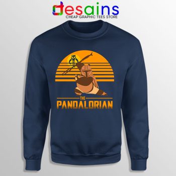 Master Po Mandalorian Navy Sweatshirt Kung Fu Panda