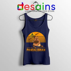 Master Po Mandalorian Navy Tank Top Kung Fu Panda