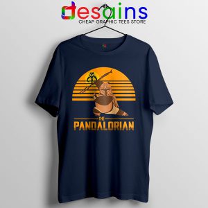 Master Po Mandalorian Navy Tshirt Kung Fu Panda