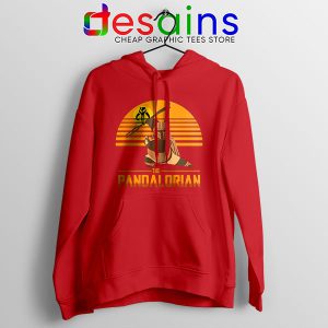 Master Po Mandalorian Red Hoodie Kung Fu Panda