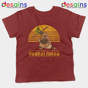 Master Po Mandalorian Red Kids Tee Kung Fu Panda