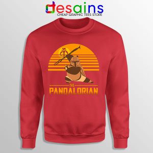 Master Po Mandalorian Red Sweatshirt Kung Fu Panda