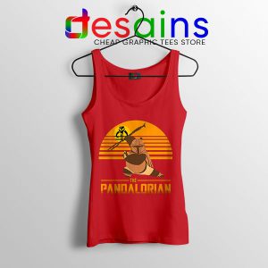 Master Po Mandalorian Red Tank Top Kung Fu Panda