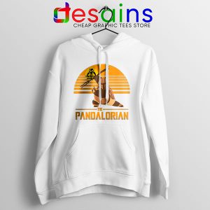 Master Po Mandalorian White Hoodie Kung Fu Panda