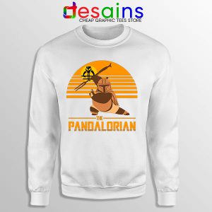 Master Po Mandalorian White Sweatshirt Kung Fu Panda