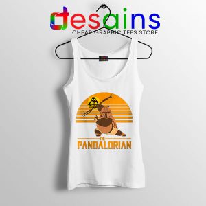 Master Po Mandalorian White Tank Top Kung Fu Panda