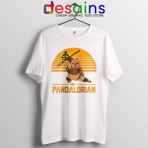 Master Po Mandalorian White Tshirt Kung Fu Panda