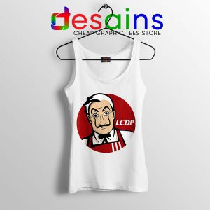 Money Heist The Masks Tank Top Funny KFC Logo