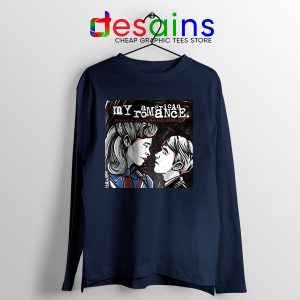 My Captain American Romance Navy Long Sleeve Tee Marvel