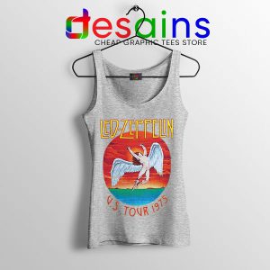 North American Tour 1975 Sport Grey Tank Top Led Zeppelin Merch