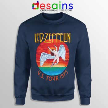 North American Tour 1975 Sweatshirt Led Zeppelin Merch