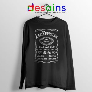 Old No 7 Led Zepelin Long Sleeve Tee Whiskey School