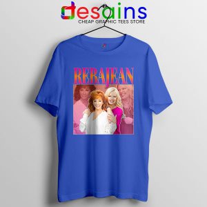 Reba McEntire Vintage Blue Tshirt RebaJean 90s