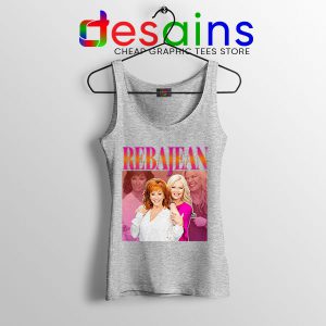 Reba McEntire Vintage Sport Grey Tank Top RebaJean 90s