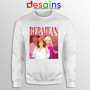 Reba McEntire Vintage White Sweatshirt RebaJean 90s