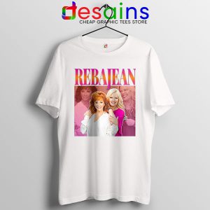 Reba McEntire Vintage White Tshirt RebaJean 90s