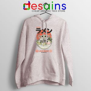 Recipes Ramen Noodles Grogu Sport Grey Hoodie Mandalorian