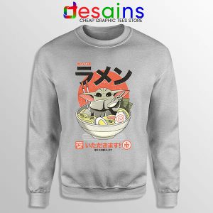 Recipes Ramen Noodles Grogu Sport Grey Sweatshirt Mandalorian