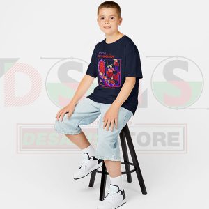 Retro Cat Dimension Kids T-Shirt | Vintage Cat Design