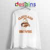 Retro Symbol Cleveland Browns Long Sleeve Tee NFL