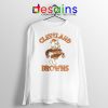 Retro Symbol Cleveland Browns Long Sleeve Tee NFL