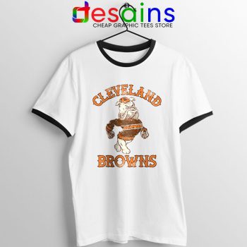 Retro Symbol Cleveland Browns Ringer Tee NFL