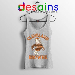 Retro Symbol Cleveland Browns Sport Grey Tank Top NFL