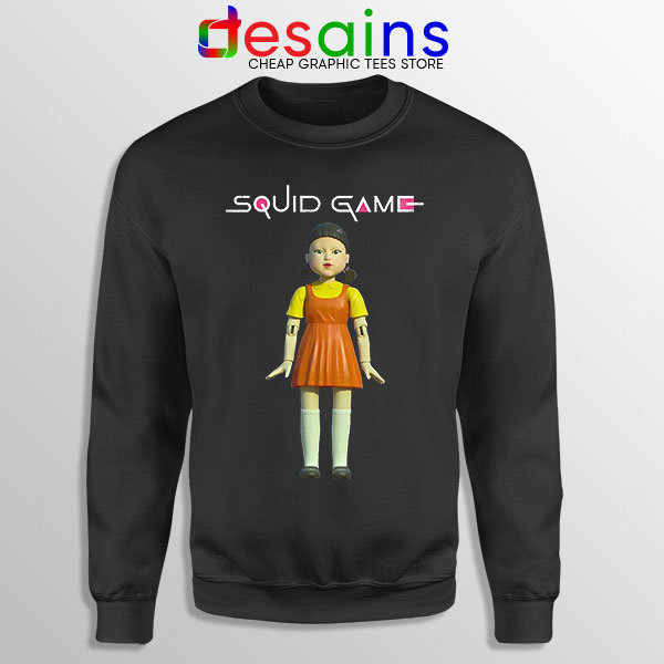Squid Game Doll Mascot Sweatshirt Netflix Merch
