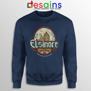 Strange Brew Elsinore Beer Navy Sweatshirt 1983 Canadian