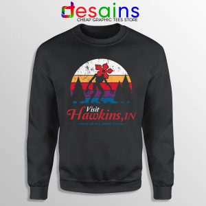 Visit Hawkins Stranger Things Sweatshirt The Upside Down