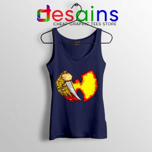 Wu Tang Clan Symbol Halloween Navy Tank Top