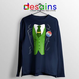 Best Loki President Suit Navy Long Sleeve Tee God of Mischief
