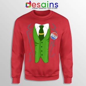 Best Loki President Suit Red Sweatshirt God of Mischief