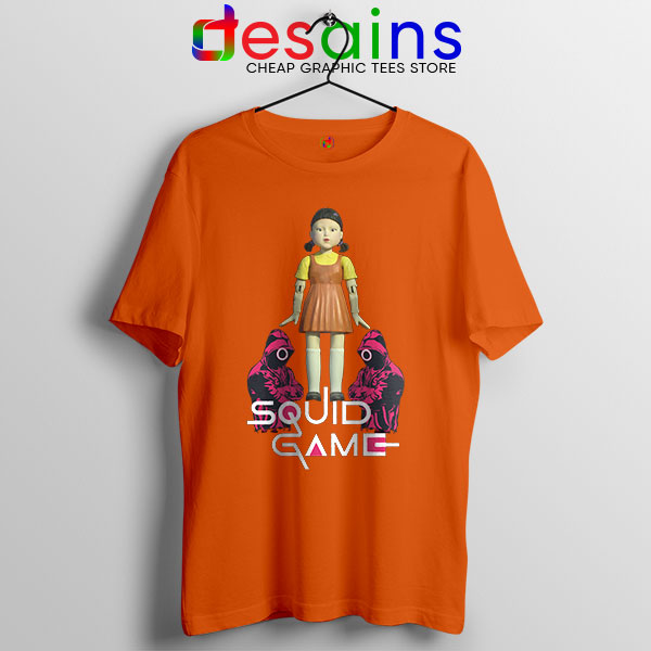 Best Squid Game Design Orange Tshirt Netflix Series