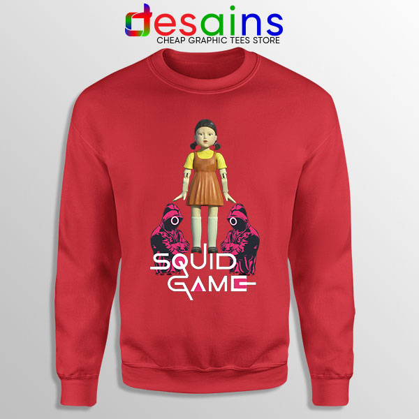 Best Squid Game Design Red Sweatshirt Netflix Series