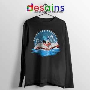 Books Are Fantastic Mickey Long Sleeve Tee Hobbies