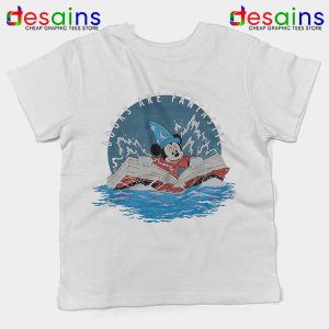 Books Are Fantastic Mickey White Kids Tee Hobbies Reading