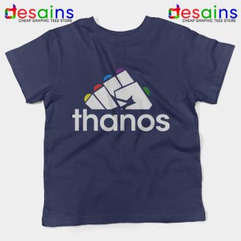 Buy Thanos Infinity Gauntlet Adidas Navy Kids Tee Logo