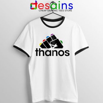 Buy Thanos Infinity Gauntlet Adidas Ringer Tee Logo