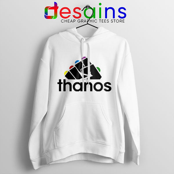 Buy Thanos Infinity Gauntlet Adidas White Hoodie Logo