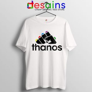 Buy Thanos Infinity Gauntlet Adidas White Tshirt Logo