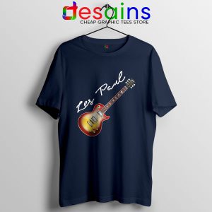 Cheap Classic Gibson Les Paul Navy Tshirt Guitars