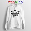 Funny Cannabis Three Stripes Hoodie Adidas Parody