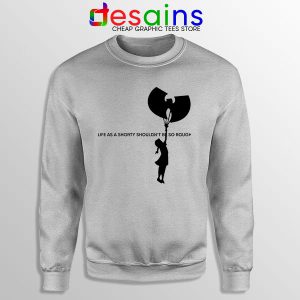 Girl With Cream Wu Tang Sport Grey Sweatshirt Life As A Shorty