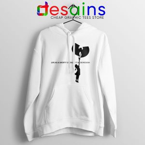 Girl With Cream Wu Tang White Hoodie Life As A Shorty